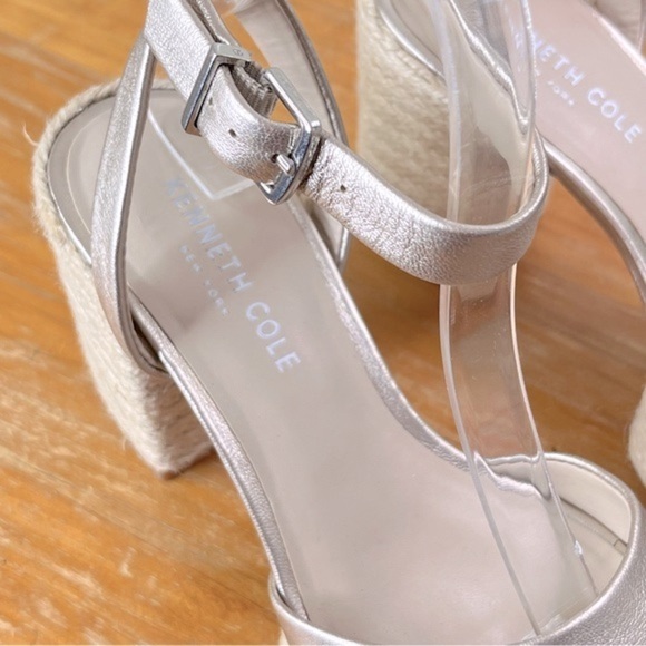 Kenneth Cole Phoenix Leather Platform Sandals - Picture 8 of 14